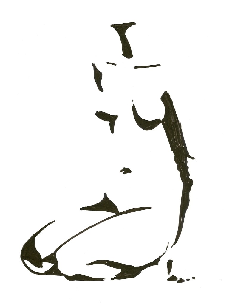 kroki 2014 04 19 Elina 3, tecknare (drawer): Marica Ohlsson