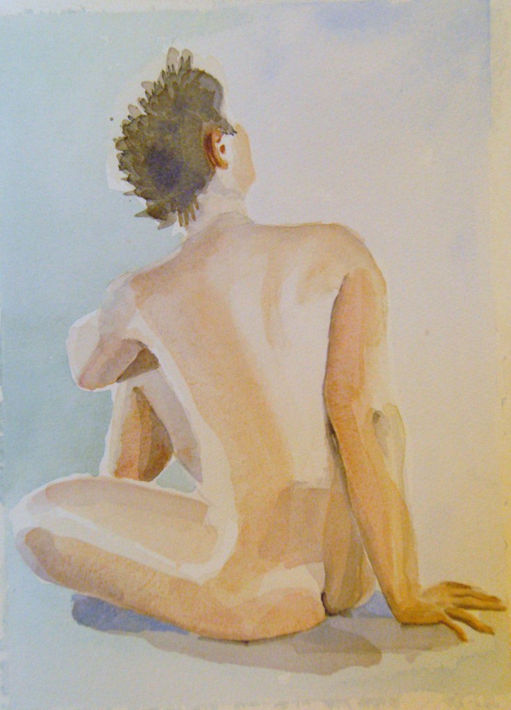 modell akvarell 2013 04 20-21 1 foto 143, målare(painter): Marica Ohlsson